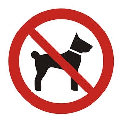 Zakaz wstępu ze zwierzętami